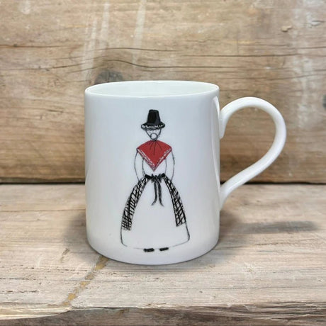 Welsh Connection Medium Dilys Mug White - Old Railway Line Garden Centre