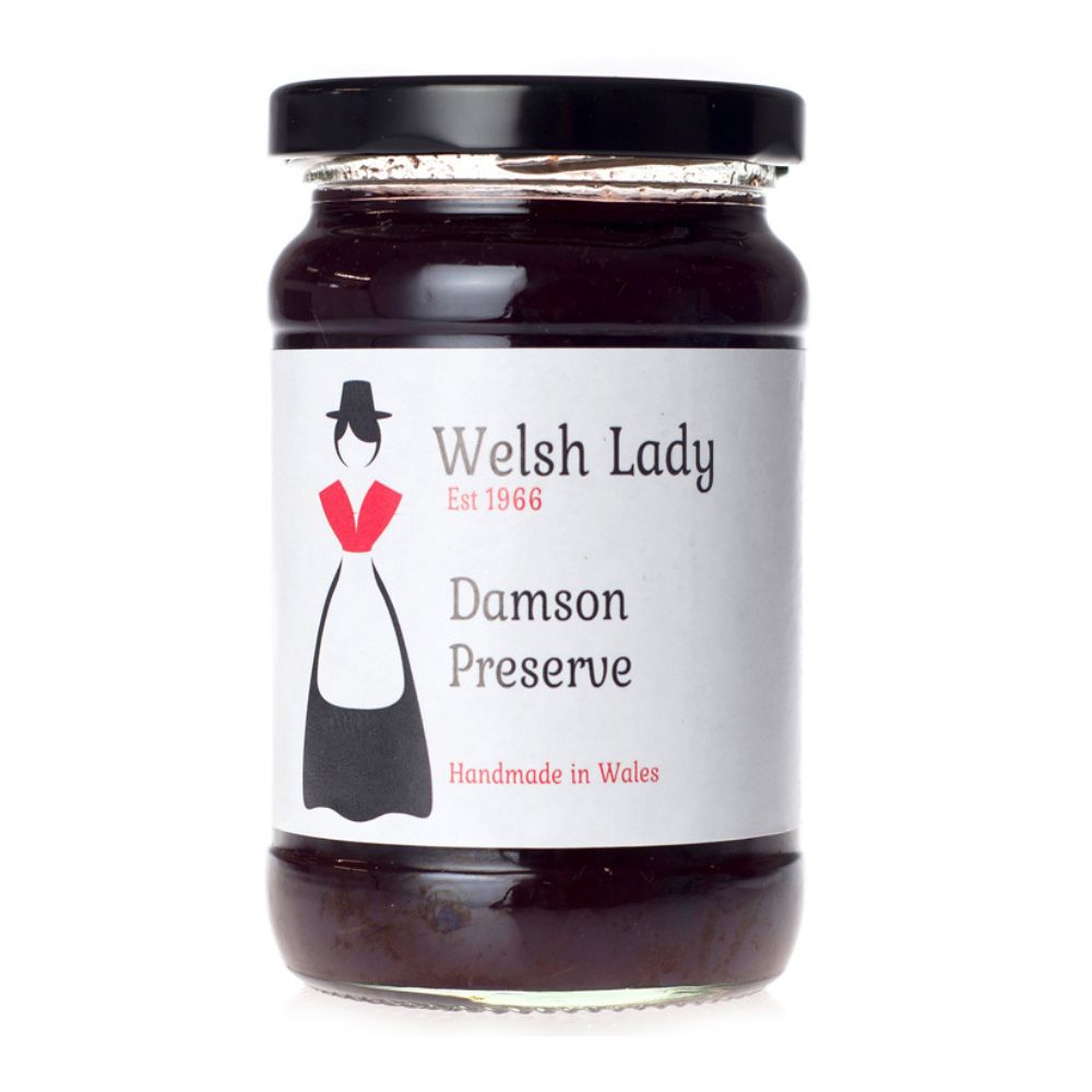 Welsh Lady 340g Damson Preserve