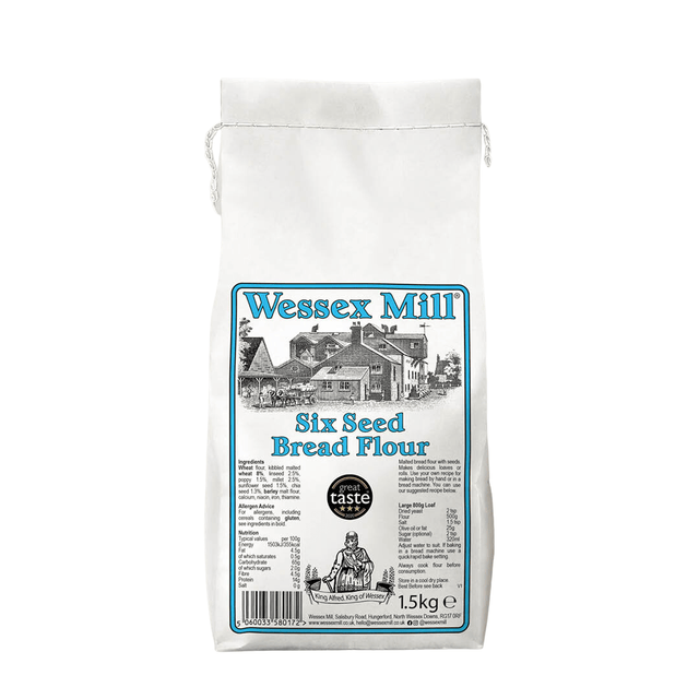 Wessex Mill 1.5kg Six Seed Bread Flour - Old Railway Line Garden Centre