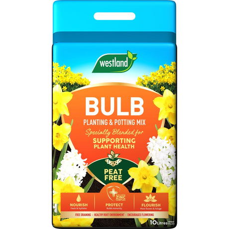 Westland 10 Litre Bulb Planting & Potting Peat Free Mix Compost - Old Railway Line Garden Centre