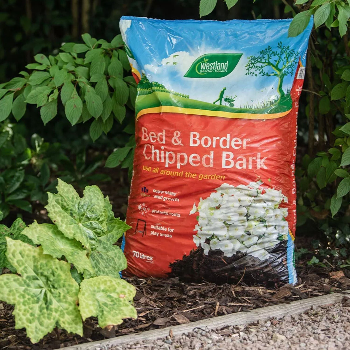 Westland 70 Litres Bed & Border Chipped Bark - Old Railway Line Garden Centre