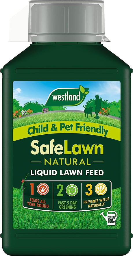 Westland SafeLawn 1 Litre Liquid Lawn Feed - Old Railway Line Garden Centre