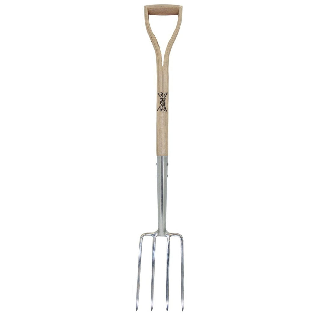 Wilkinson Sword 101cm D - Grip Carbon Steel Digging Fork - Old Railway Line Garden Centre