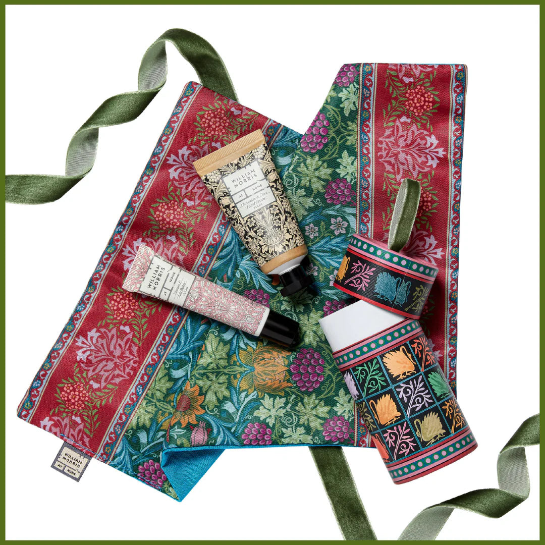 William Morris Sunflower Swan Use & Reuse Fabric Cracker