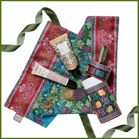 William Morris Sunflower Swan Use & Reuse Fabric Cracker