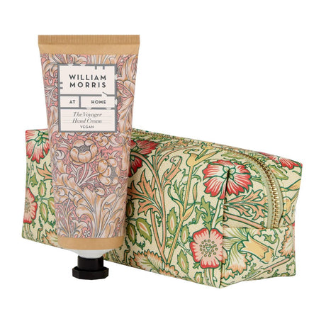 William Morris The Voyager Make Up Bag with Hand Cream Set - Old Railway Line Garden Centre