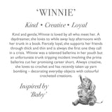 Wrendale 'Winnie' Elephant Large Plush