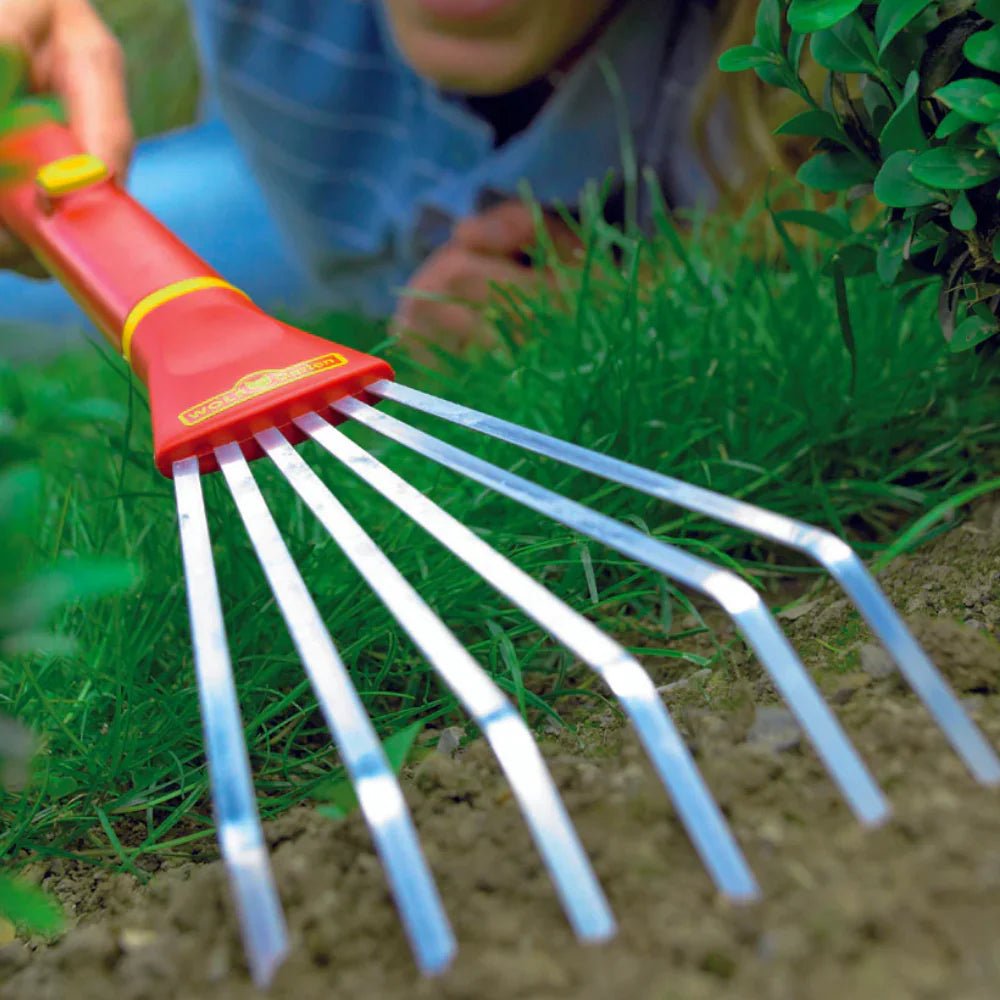 Wolf Garten 11cm Multi - Change® Fan Rake - Old Railway Line Garden Centre