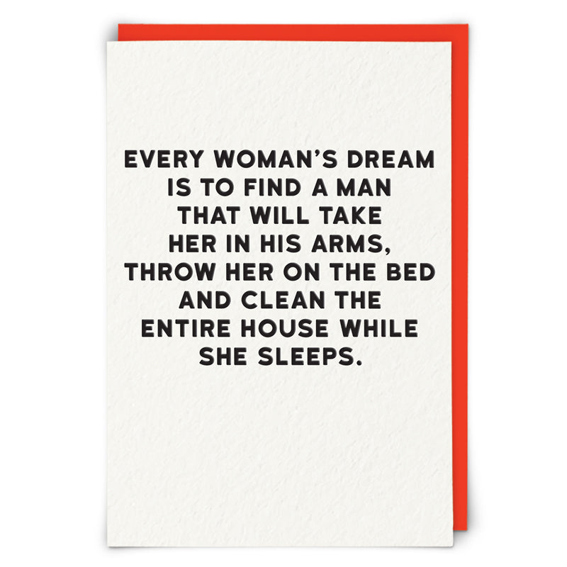 Woodmansterne Woman's Dream Blank Card