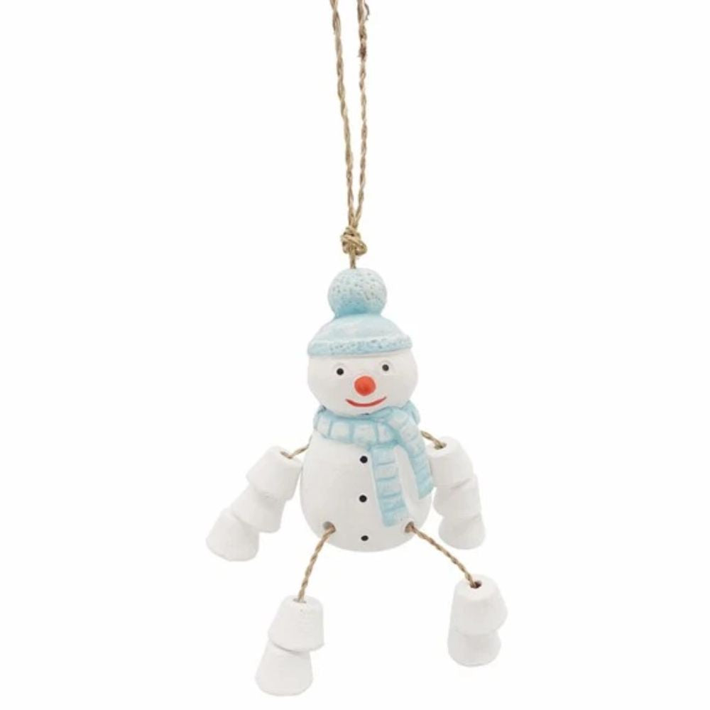 Woodlodge 11.5cm Hanging Terracotta Pot Snowman