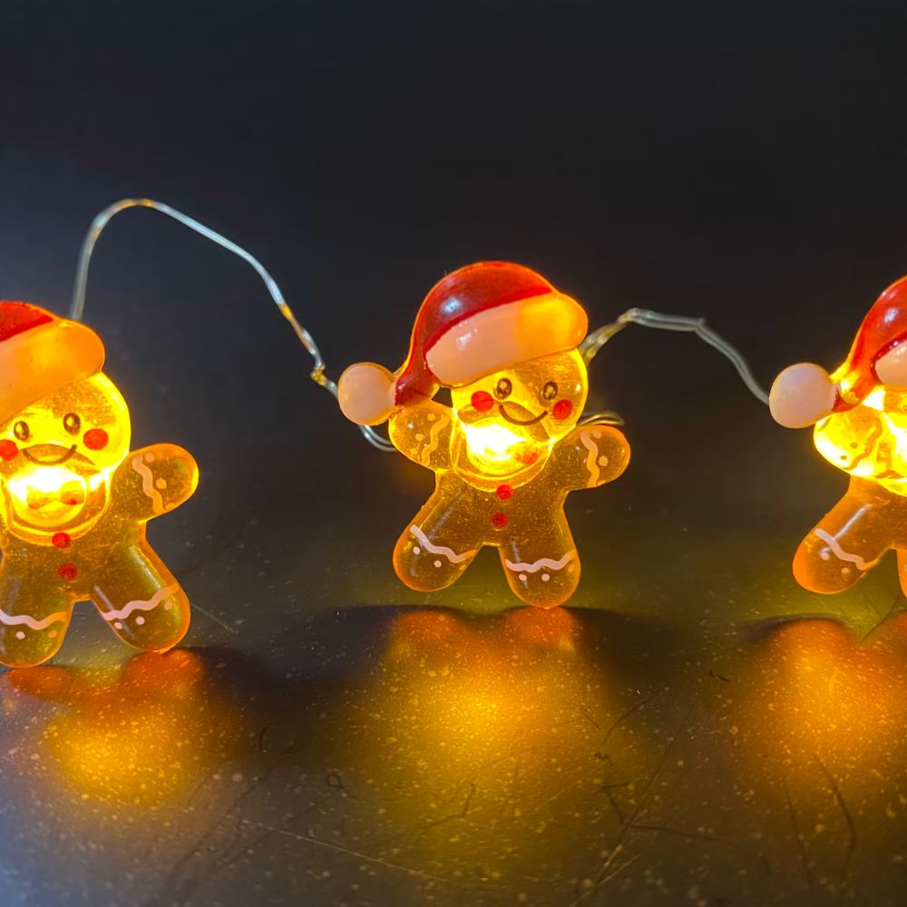 Woodlodge 120cm Gingerbread Men String Light - SLGNGRBRED
