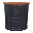 Woodlodge 15cm Heritage Eldwood Glazed Pot - Matte Blue - Old Railway Line Garden Centre