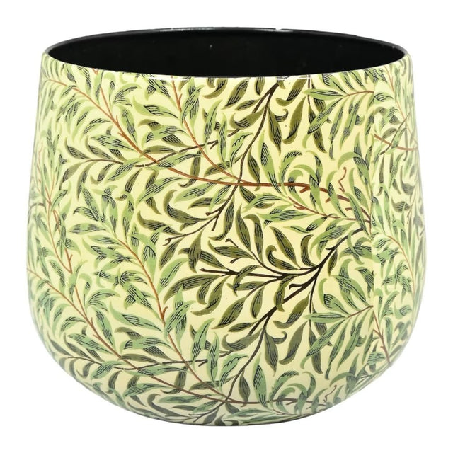 Woodlodge 17cm William Morris Willow Iron Pot - Old Railway Line Garden Centre