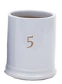 Woodlodge 18cm Grey Five Glazed Pot - YFIVEGY18 - Old Railway Line Garden Centre