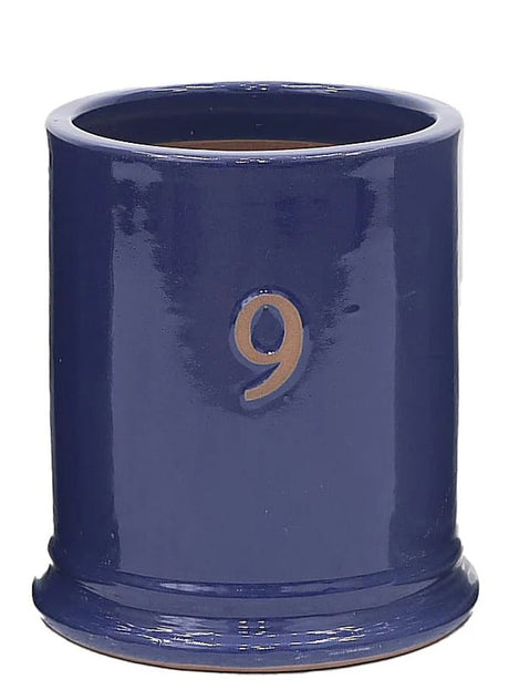 Woodlodge 18cm Purple Nine Glazed Pot - YNINEPL18 - Old Railway Line Garden Centre