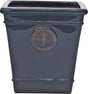 Woodlodge 19.5cm Charcoal Edward Heritage Glazed Square Pot - YESQRCH20 - Old Railway Line Garden Centre