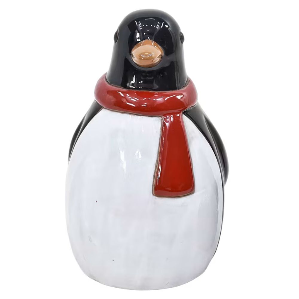 Woodlodge 20.5cm Ceramic Penquin with Scarf