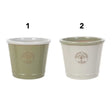 Woodlodge 20cm Heritage Edwttwg Glazed Pot - Choice of 2 - Old Railway Line Garden Centre