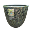 Woodlodge 21cm Alice 1 Glazed Pot - Dark Green - Old Railway Line Garden Centre