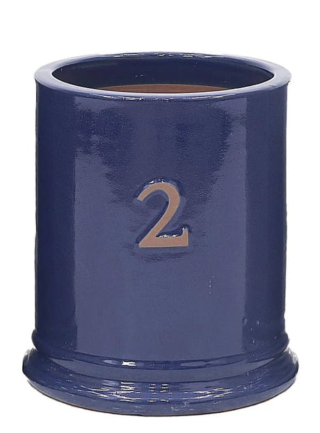 Woodlodge 23cm Purple Two Glazed Pot - YTWOPL23 - Old Railway Line Garden Centre