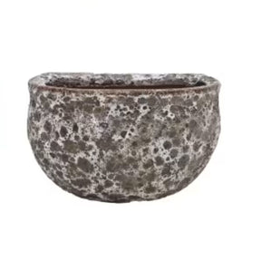 Woodlodge 26cm Brown Relic Wall Pot - YWALREBR26 - Old Railway Line Garden Centre