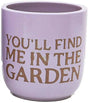 Woodlodge 26cm Purple 'In the Garden' Emma Pot - YEMGNPU26 - Old Railway Line Garden Centre