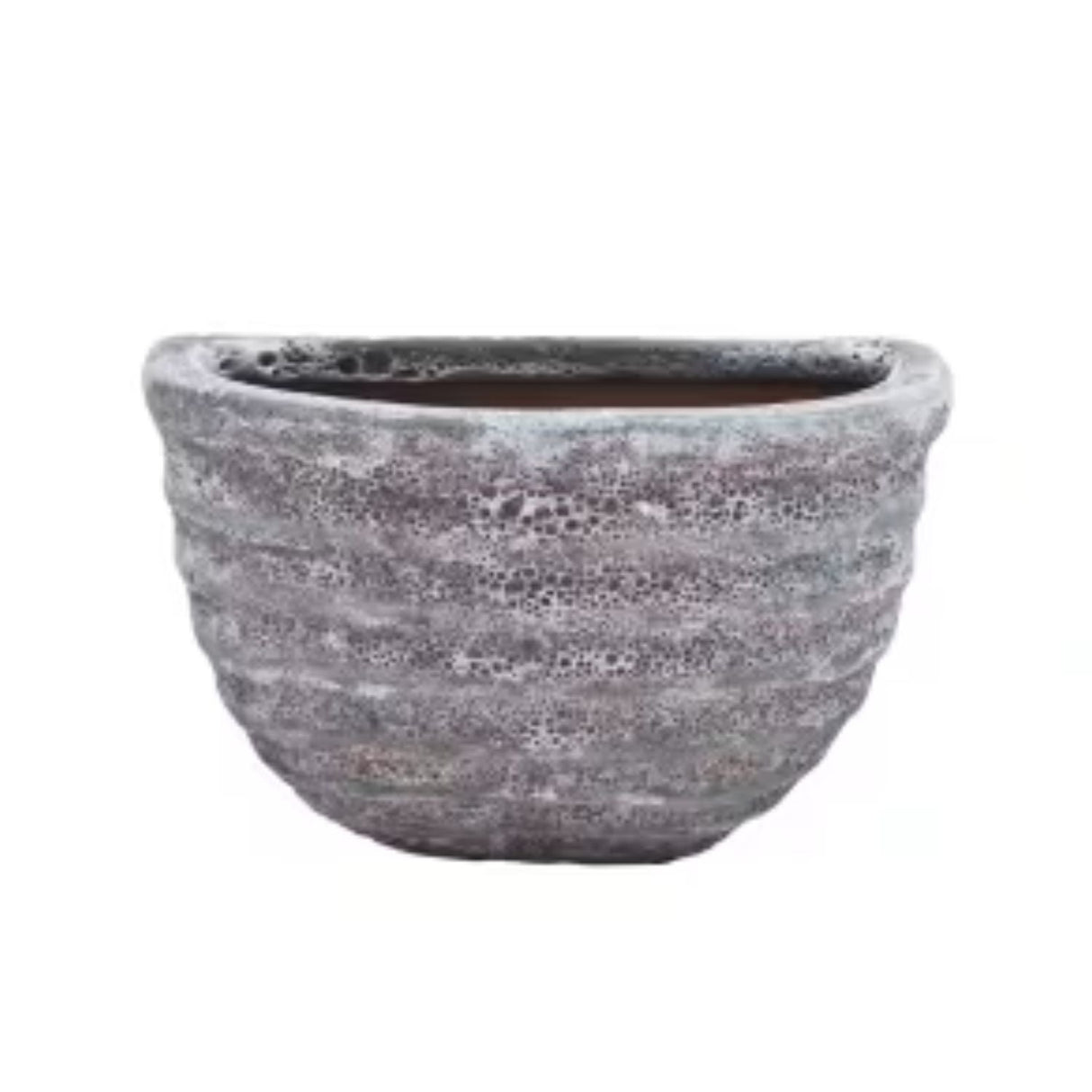 Woodlodge 27cm Turquoise Relic Ribbed Wall Pot - YWALR1TQ27 - Old Railway Line Garden Centre