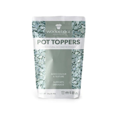 Woodlodge 2kg Green Stone Chippings - YCHIG2KG - Old Railway Line Garden Centre