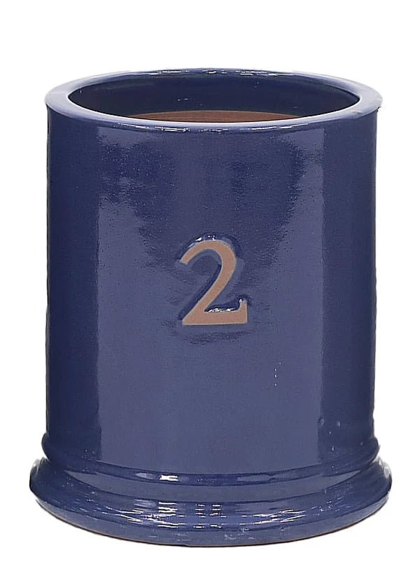 Woodlodge 30cm Purple Two Glazed Pot - YTWOPL30 - Old Railway Line Garden Centre