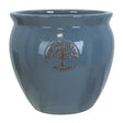 Woodlodge 32cm Stone Blue Edgar B Heritage Urn Glazed Pot - YEDGASBL32 - Old Railway Line Garden Centre
