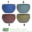 Woodlodge 36cm Leboue Dimple Glazed Pot (Choice of 4) - YLEBOUED36 - Old Railway Line Garden Centre
