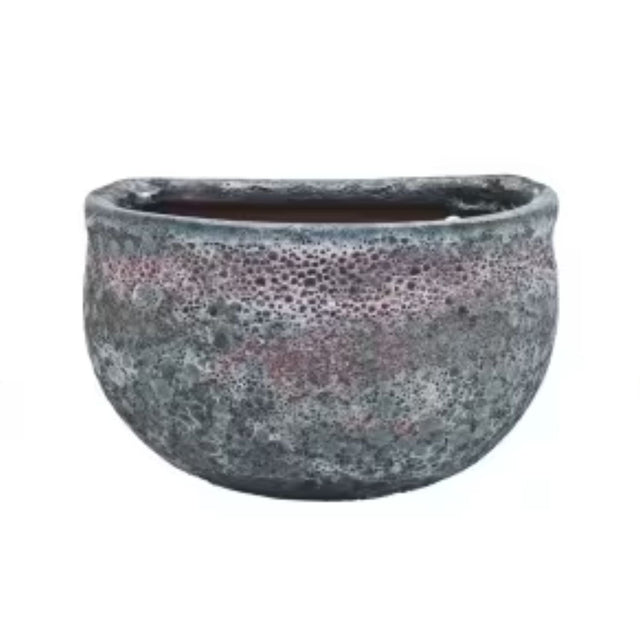 Woodlodge 36cm Turquoise Relic Wall Pot - YWALR2TQ36 - Old Railway Line Garden Centre