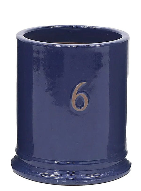 Woodlodge 38cm Purple Six Glazed Pot - YSIXPL38 - Old Railway Line Garden Centre