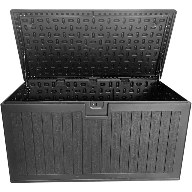 Woodlodge 565Ltr Titan Storage Box - Black - Old Railway Line Garden Centre