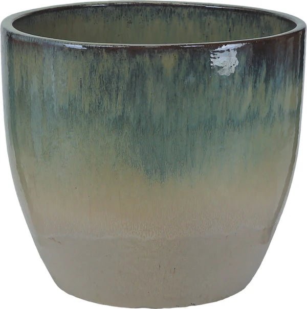 Woodlodge 59cm Green Marble Djon Pot - YDIJONGR59 - Old Railway Line Garden Centre