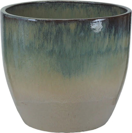 Woodlodge 59cm Green Marble Djon Pot - YDIJONGR59 - Old Railway Line Garden Centre