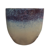 Woodlodge 70cm Dijon Glazed Pot - Blue