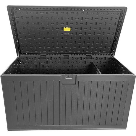 Woodlodge 870Ltr Titan Storage Box - Black - Old Railway Line Garden Centre