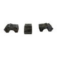 Woodlodge Large Ancient Grey Pot Feet - Pack of 3 - Old Railway Line Garden Centre