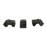 Woodlodge Large Ancient Grey Pot Feet - Pack of 3 - Old Railway Line Garden Centre