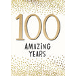 Woodmansterne 100 Amazing Years Birthday Card - Old Railway Line Garden Centre
