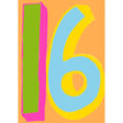 Woodmansterne 16 Colourful Birthday Card - Old Railway Line Garden Centre