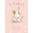 Woodmansterne 1st Today Rabbit Pink Birthday Card - Old Railway Line Garden Centre