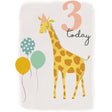 Woodmansterne 3 Today Giraffe Birthday Card - Old Railway Line Garden Centre