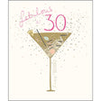 Woodmansterne 30th Fabulous Cocktail Birthday Card - Old Railway Line Garden Centre