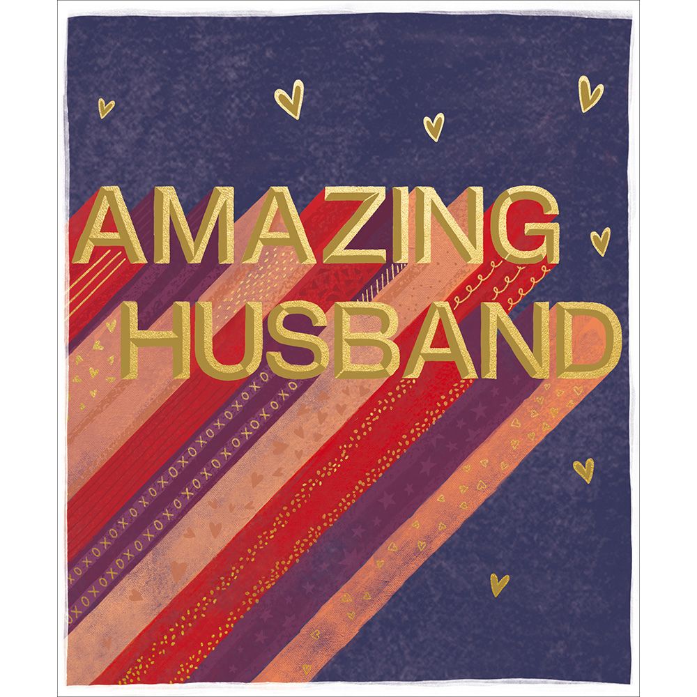 Woodmansterne 3D Amazing Husband Valentine's Day Card