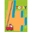Woodmansterne 4 Today Truck Birthday Card - Old Railway Line Garden Centre