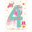 Woodmansterne 4th Sea Critters Wild Birthday Card - Old Railway Line Garden Centre