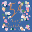 Woodmansterne 50th Fabulous Birthday Card - Old Railway Line Garden Centre