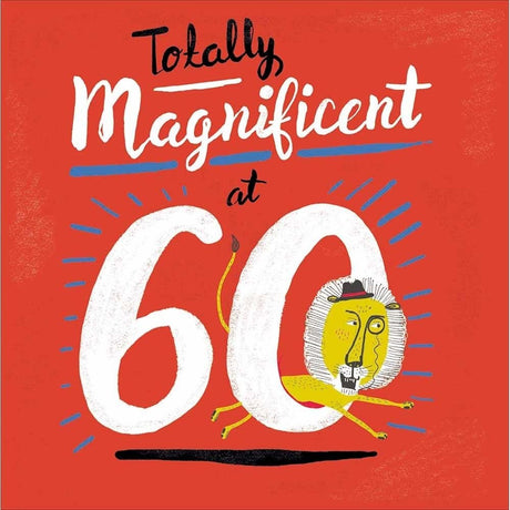 Woodmansterne 60th Totally Magnificent Birthday Card - Old Railway Line Garden Centre